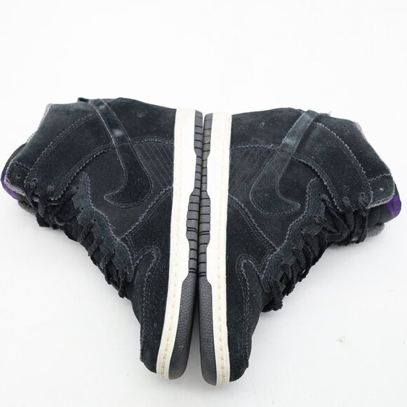 Nike Dunk Sky Hi Hidden Wedge Heel Women's Size 7 Black Suede Shoes  528899-014 - Picture 8 of 10